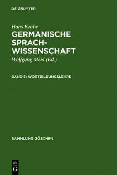 Cover for Hans Krahe · Samml.Gö.02234 Krahe.Germ.Sprach.3 (Book) [German edition] (1967)