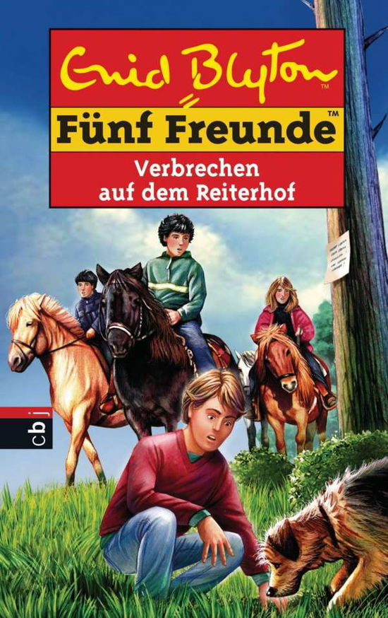 Cover for Blyton · Fünf Freunde - Verbrechen auf de (Book)