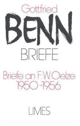 Cover for Gottfried Benn · Briefe.2/2 An F.w.oelze 1950 (Book)