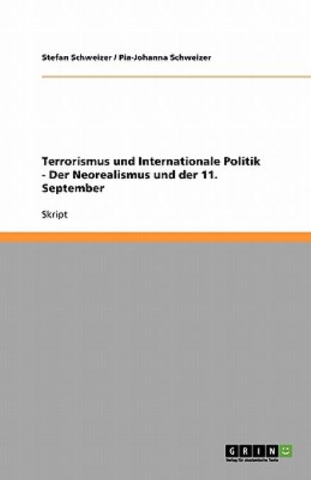 Cover for Schweizer · Terrorismus und International (Book) [German edition] (2008)