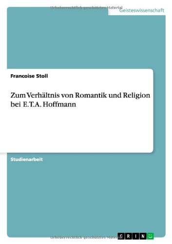 Cover for Stoll · Zum Verhältnis von Romantik und R (Book) [German edition] (2012)