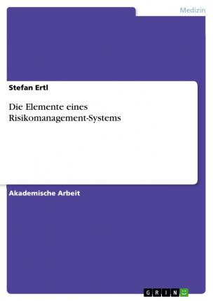 Cover for Ertl · Die Elemente eines Risikomanagemen (Book)