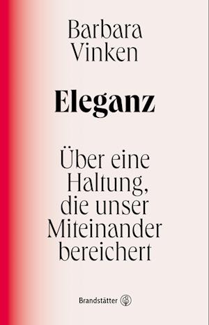 Cover for Barbara Vinken · Eleganz (Book) (2023)