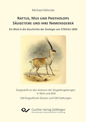 Cover for Michael Köhncke · Rattus, Mus und Pantholops. Säugetiere und ihre Namensgeber (Paperback Book) (2019)