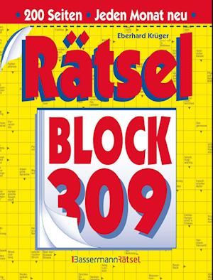 Cover for Eberhard Krüger · Rätselblock 309 (5 Exemplare à 2,99 ) (Book) (2023)