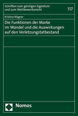 Die Funktionen der Marke im Wand - Wagner - Books -  - 9783848767908 - June 26, 2020