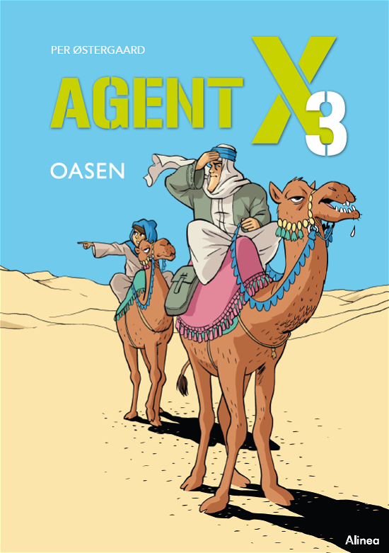 Cover for Per Østergaard · Agent X3, Oasen, Blå Læseklub (Bound Book) [1º edição] (2024)