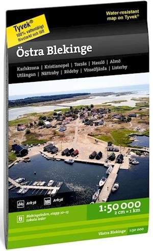 Cover for Calazo · Ostra Blekinge - Hiking map (Landkart) (2019)
