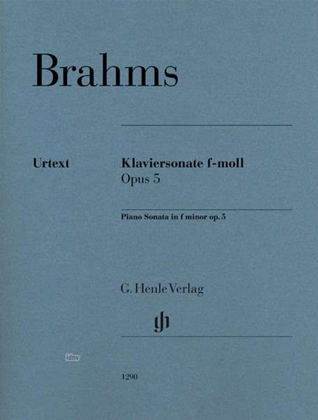 Cover for Brahms · Klaviersonate f-moll op. 5 (Book)