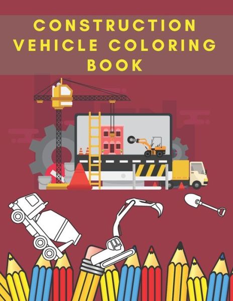 Cover for Bart Publishing · Construction Vehicle coloring book (Paperback Book) (2020)