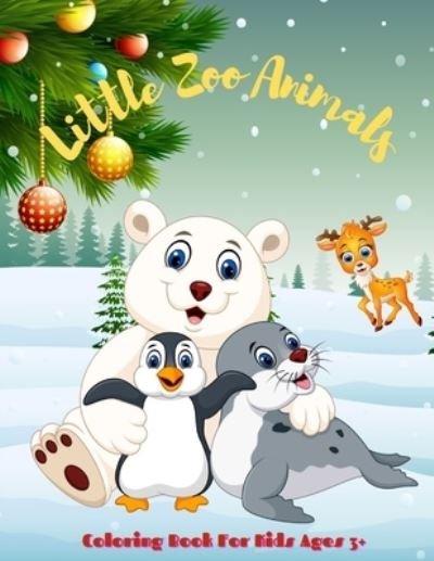 Cover for Alan Grant · Little Zoo Animals - Coloring Book For Kids Ages 3+ (Paperback Bog) (2020)