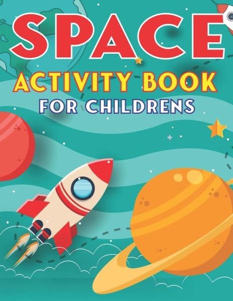 Cover for Mahleen Press · Space Activity Book for Childrens (Paperback Bog) (2020)