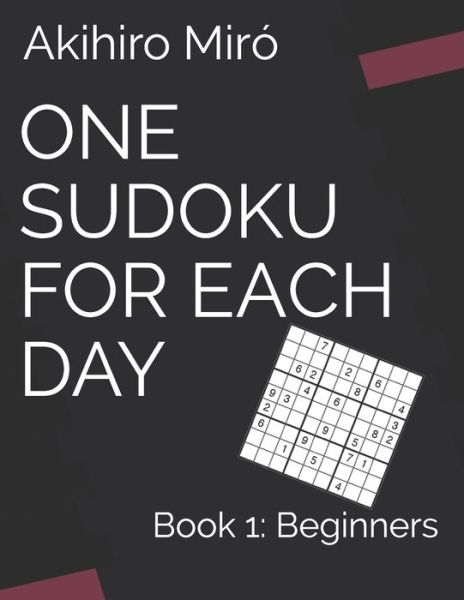 Cover for Akihiro Miró · One Sudoku for Each Day (Pocketbok) (2020)