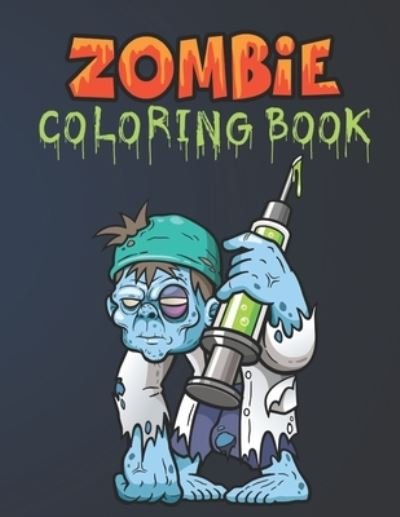 Cover for Blue Blend · Zombie Coloring Book (Paperback Bog) (2020)