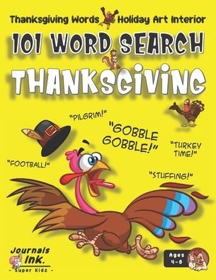 Cover for Sk · Thanksgiving Word Search Book for Kids Ages 4-8 (Paperback Bog) (2020)