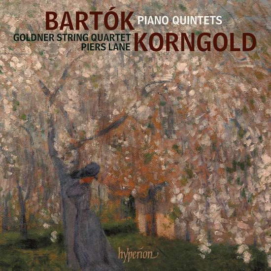 Bela Bartok: Piano Quintet In C Major / Erich Wolfgang Korngold: Piano Quintet In E Major. Op / 15 - Goldner String Quartet / Lane - Muziek - HYPERION - 0034571282909 - 3 januari 2020