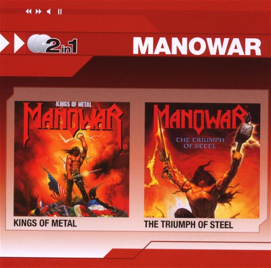 Cover for Manowar · Kings of Metal / Triumph of (CD) (2008)
