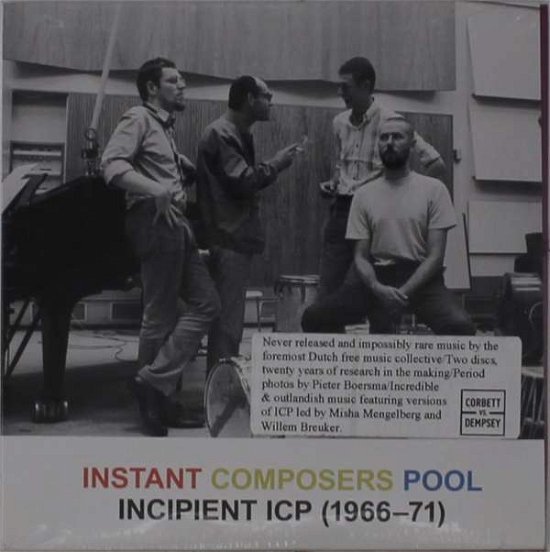 Cover for Instant Composers Pool · Incipient Icp 1966-71 (CD) (2021)