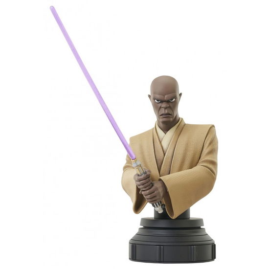 Star Wars Clone Wars Mace Windu 1/7 Scale Bust - Gentle Giant - Koopwaar - Diamond Select Toys - 0699788847909 - 29 september 2023