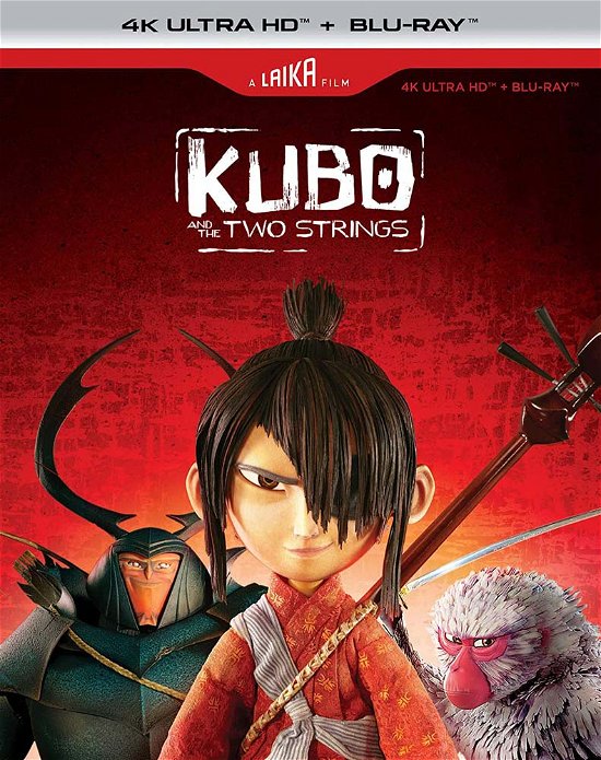Cover for Kubo &amp; the Two Strings (4K UHD Blu-ray) (2023)