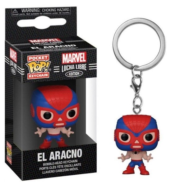 Lucha Libre Edition - El Aracno (Spider-Man) (Portachiavi) - Marvel: Funko Pop! Keychain - Produtos - Funko - 0889698538909 - 17 de dezembro de 2020