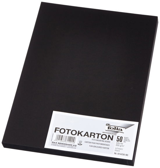 Cover for Folia · Fotokarton DIN A4 schwarz (N/A) (2017)