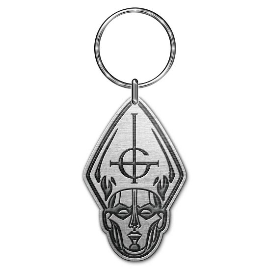 Ghost Keychain: Papa Head (Die-Cast Relief) - Ghost - Merchandise - PHM - 5055339789909 - 28 oktober 2019