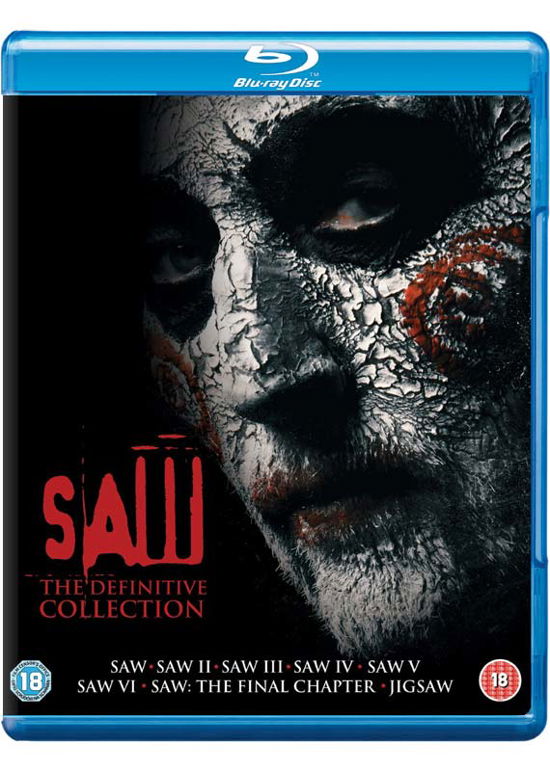 Cover for Saw - The Legacy Collection · Saw - The Definitive Collection (8 Films) (Blu-ray) (2018)