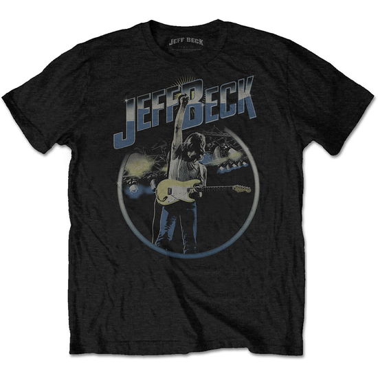 Jeff Beck Unisex T-Shirt: Circle Stage - Jeff Beck - Mercancía - Epic Rights - 5056170611909 - 