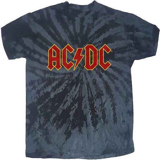 Cover for AC/DC · AC/DC Unisex T-Shirt: Logo (Wash Collection) (T-shirt) [size S] [Black - Unisex edition]