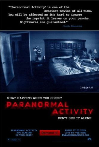 Cover for Paranormal Activity (DVD) (2010)