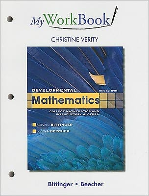 Cover for Marvin Bittinger · MyWorkBook for Developmental Mathematics (Paperback Bog) (2011)