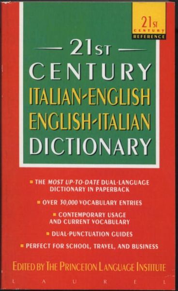 Cover for The Philip Lief Group · 21st Century Italian-English / English-Italian Dictionary - 21st Century Reference (Paperback Bog) (1996)