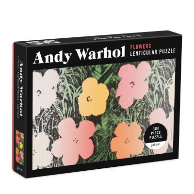 Andy Warhol Flowers 300 Piece Lenticular Puzzle - Andy Warhol Galison - Brettspill - Galison - 9780735366909 - 22. juli 2021