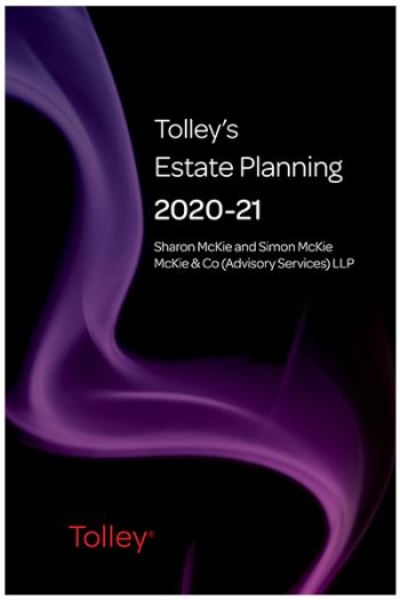 Cover for Sharon McKie · Tolley's Estate Planning 2020-21 - Tolley's Tax Planning Series (Paperback Book) (2020)