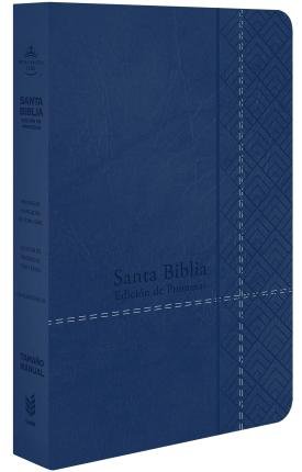 Cover for Unilit · Santa Biblia de Promesas Reina Valera 1960- Tamano Manual, Letra Grande, Azul / Spanish Promise Bible Rvr 1960- Handy Size, Large Print, Blue (Lederbuch) (2022)
