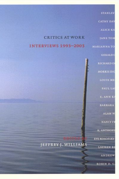 Cover for Robert Knight · Critics at Work: Interviews 1993-2003 - Cultural Front (Taschenbuch) (2004)