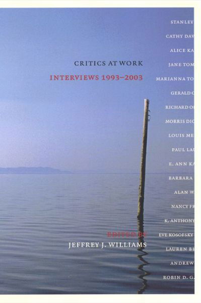 Cover for Robert Knight · Critics at Work: Interviews 1993-2003 - Cultural Front (Paperback Bog) (2004)