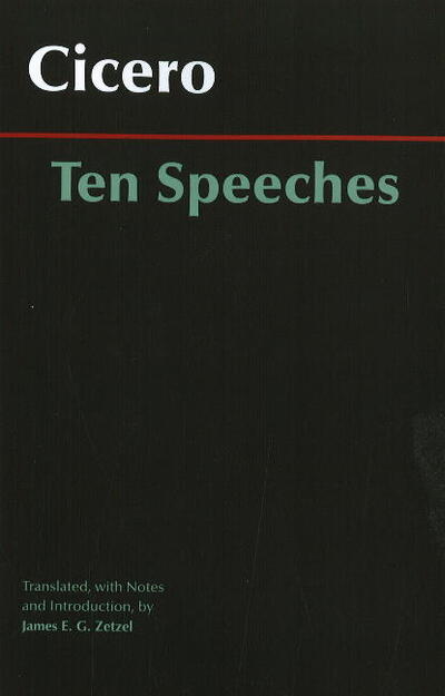 Cover for Cicero · Ten Speeches - Hackett Classics (Hardcover bog) (2009)