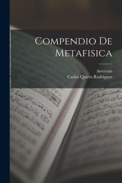 Cover for Averroës · Compendio de Metafisica (Book) (2022)