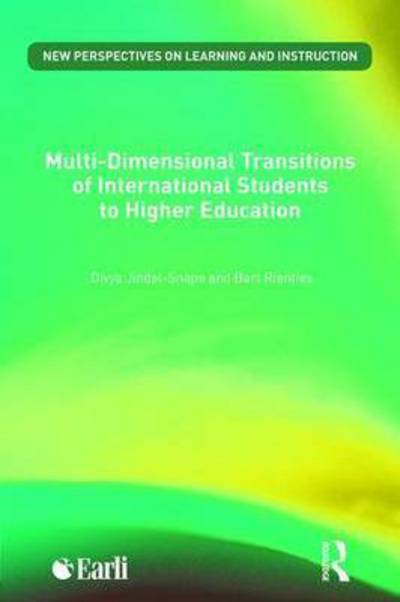 Cover for Divya Jindal Snape · Multi-dimensional Transitions of International Students to Higher Education - New Perspectives on Learning and Instruction (Pocketbok) (2016)