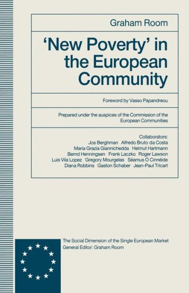 Cover for Graham Room · 'New Poverty' in the European Community (Paperback Book) [1st ed. 1990 edition] (1990)