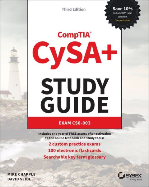 Cover for Chapple, Mike (University of Notre Dame) · CompTIA CySA+ Study Guide: Exam CS0-003 - Sybex Study Guide (Pocketbok) (2023)