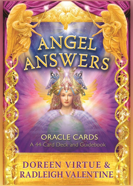 Angel Answers Oracle Cards: A 44-Card Deck and Guidebook - Doreen Virtue - Bøger - Hay House Inc - 9781401945909 - 25. november 2014