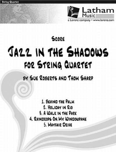 Cover for Sue Roberts · Jazz in the Shadows for String Quartet - Score (Paperback Book) (2010)