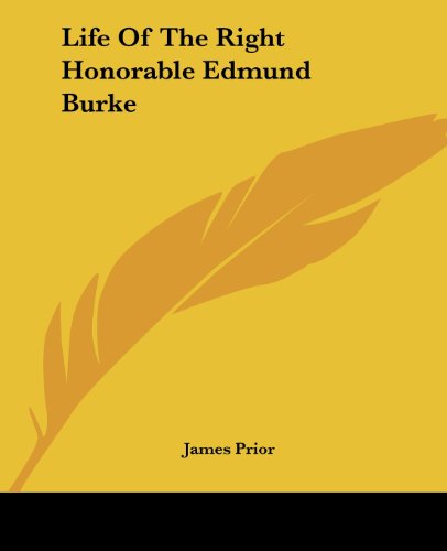 Cover for James Prior · Life of the Right Honorable Edmund Burke (Paperback Book) (2007)