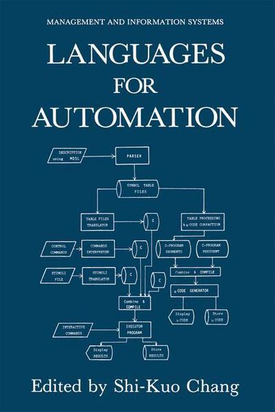 Cover for Shi-kuo Chang · Languages for Automation - Management and Information Systems (Paperback Book) [Softcover reprint of the original 1st ed. 1985 edition] (2013)