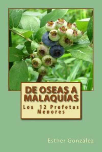 Cover for Esther Gonzalez · De Oseas a Malaquias (Paperback Book) (2017)