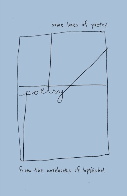 Cover for Bpnichol · Some Lines of Poetry: From the Notebooks of bpNichol (Pocketbok) (2024)