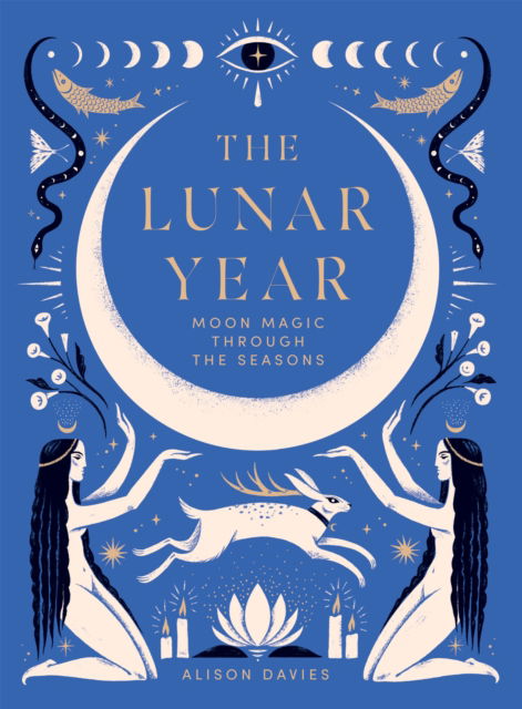 Cover for Alison Davies · The Lunar Year: Moon Magic Through the Seasons (Innbunden bok) (2023)